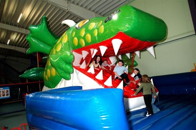 Aufblasbare Drachen-Attraktion