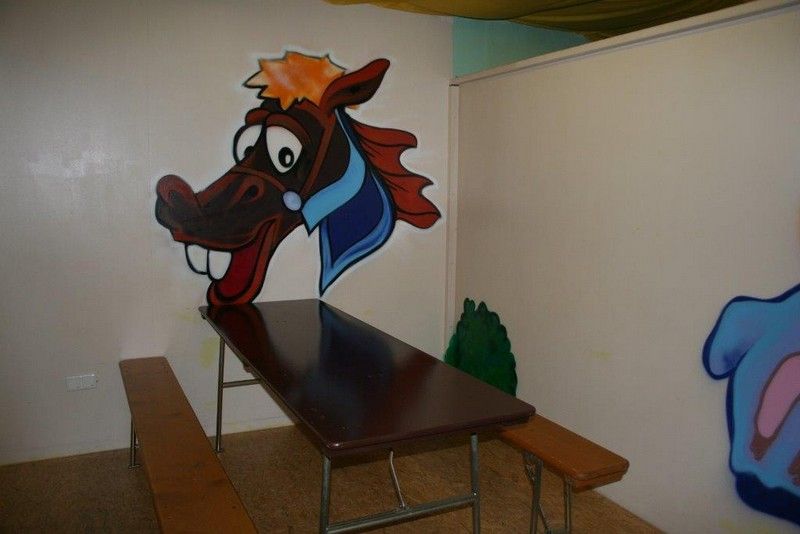 Tierische Dekoration im Kinderland